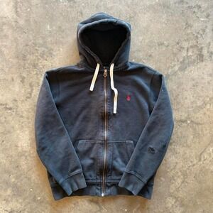 Essential Polo Ralph Lauren Zip up hoodie Size large (22.5 x 24)